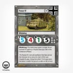 OTT TANKS05 German Panzer IV Tank Expansion Stat Card