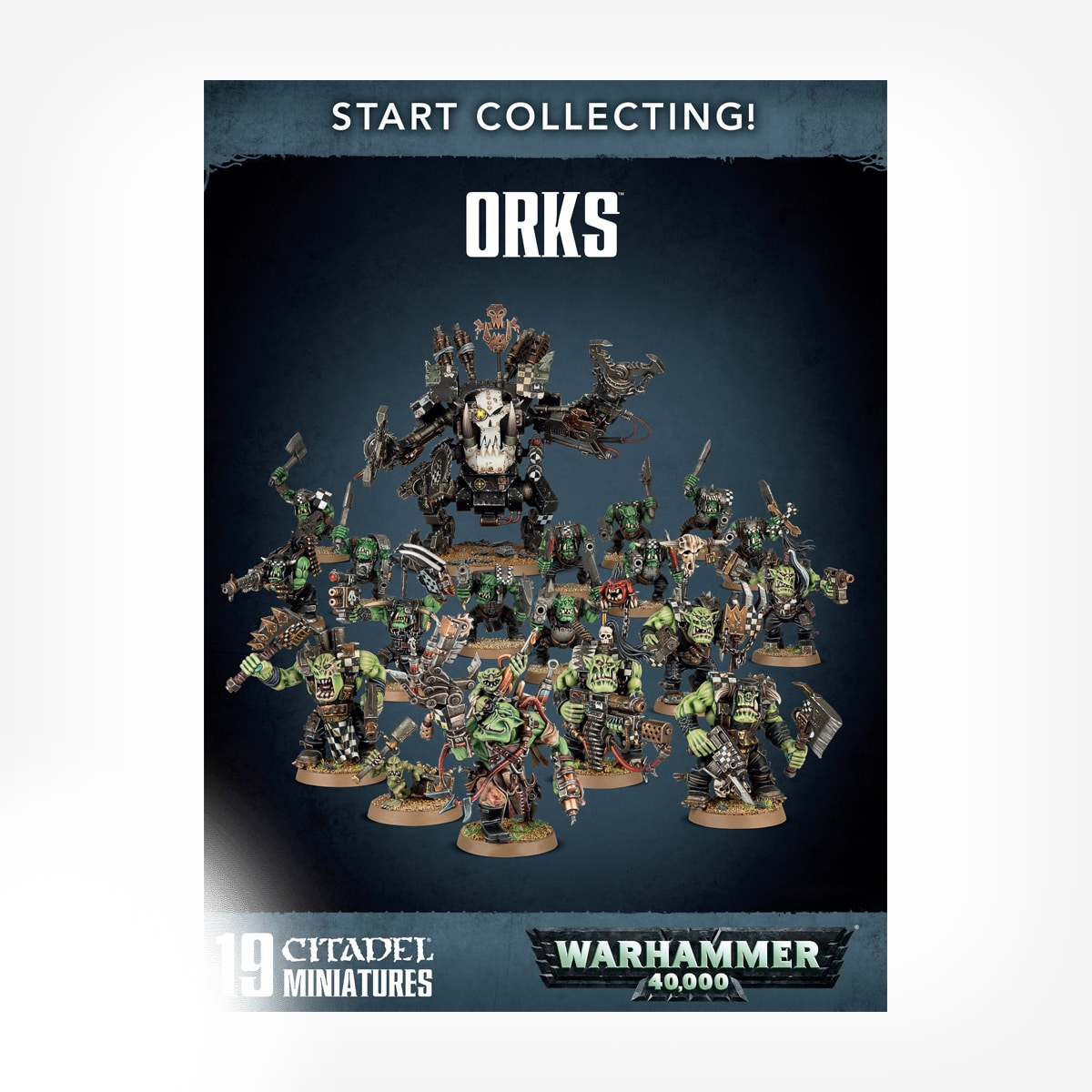 Start collection. Start collecting Orks. Warhammer start collecting. Games Workshop start collecting Orks. Warhammer all start collecting!.