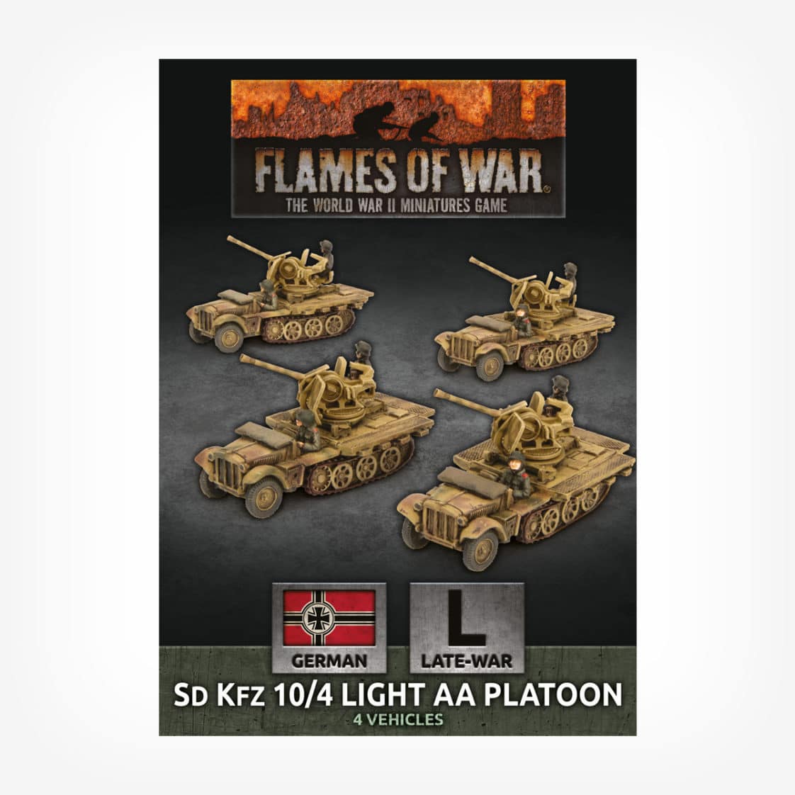 SdKfz 10/4 Light AA Platoon (x4)