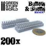 200x Resin Bullets and Shells GSW-1692