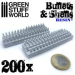 200x Resin Bullets and Shells GSW-1692