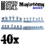 40x Resin Mushrooms and Toadstools GSW-2049