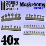40x Resin Mushrooms and Toadstools GSW-2049