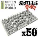 50x Resin ORK Skulls GSW-1387