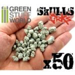 50x Resin ORK Skulls GSW-1387