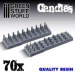 70x Resin Candles GSW-2104