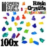 Resin Crystals Transparent Colorables GSW-1677