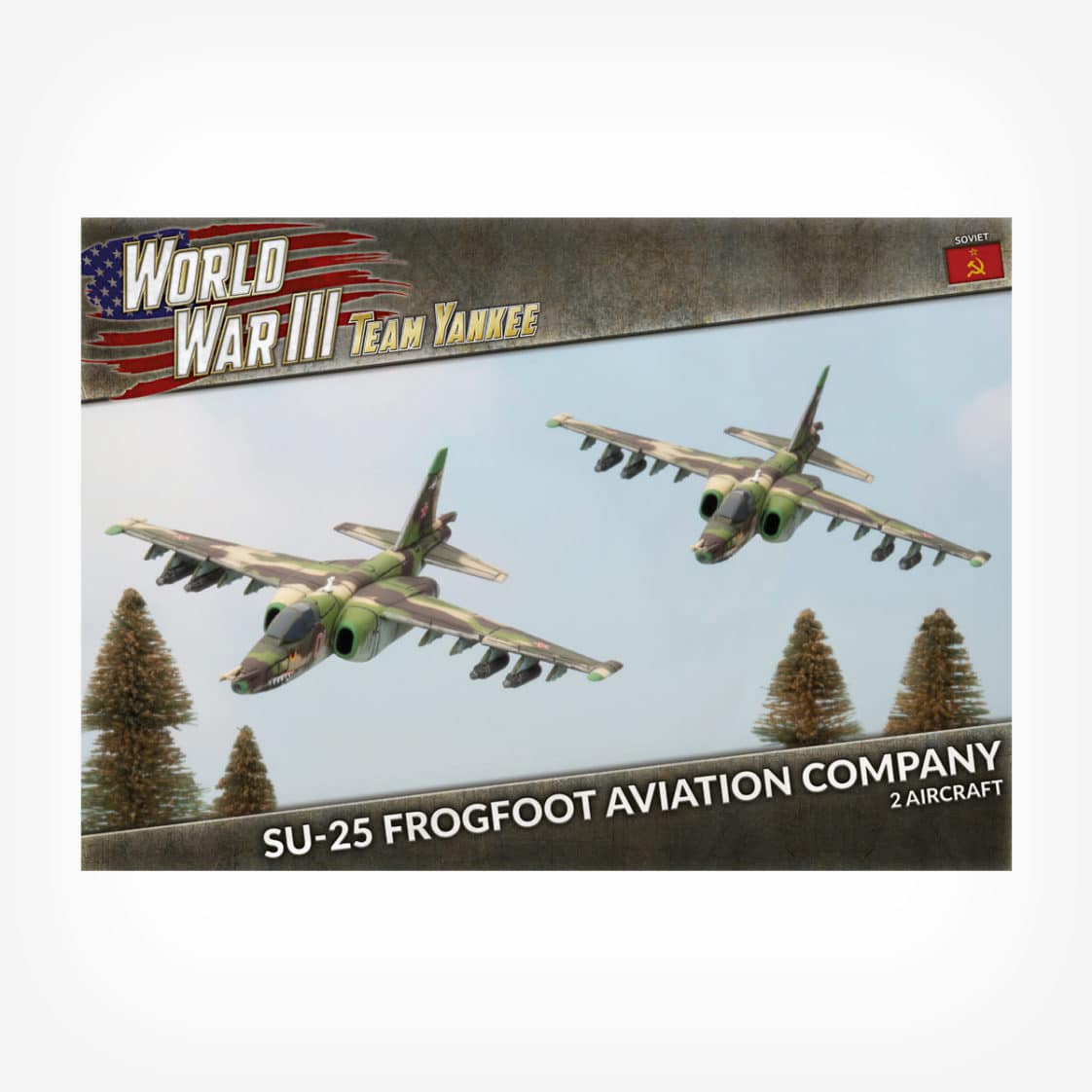 SU-25 Frogfoot Aviation Company (x2 Plastic)