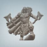 Gorr the Barbarian – 3D Printable Miniature