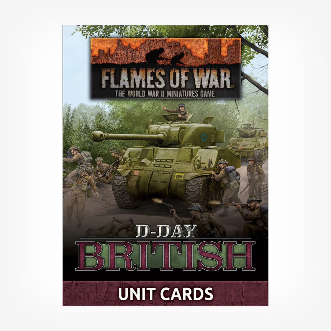 D-Day British Unit Cards