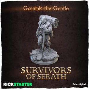 Gorntak the Gentle – 3D Printable Miniature