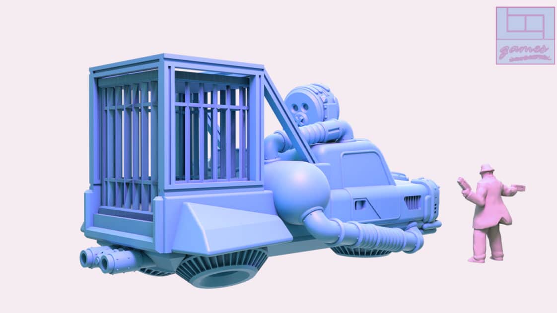 LOOTgames Speeder - 3D Printable Vehicle