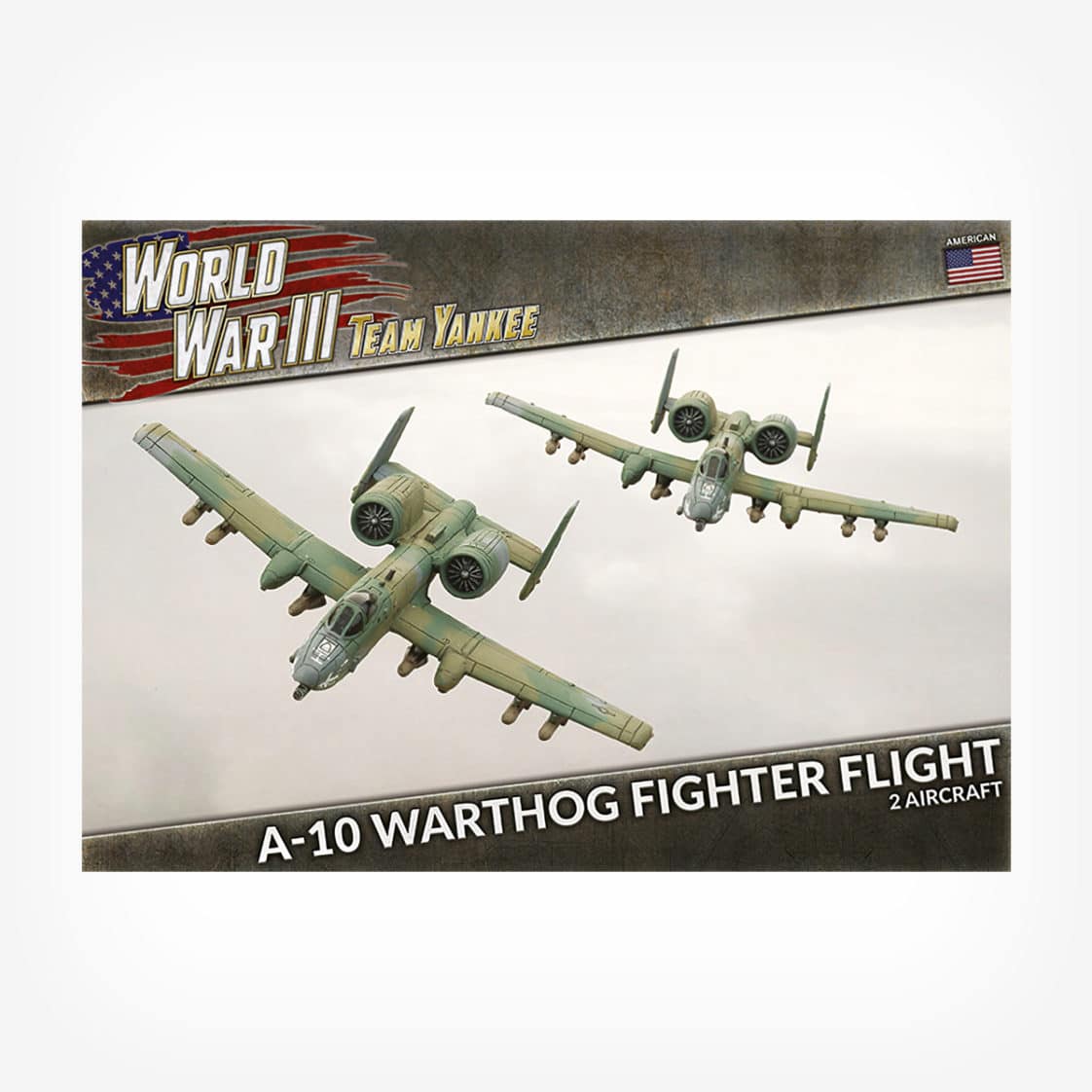 A-10 Warthog Fighter Flight (x2 Plastic)