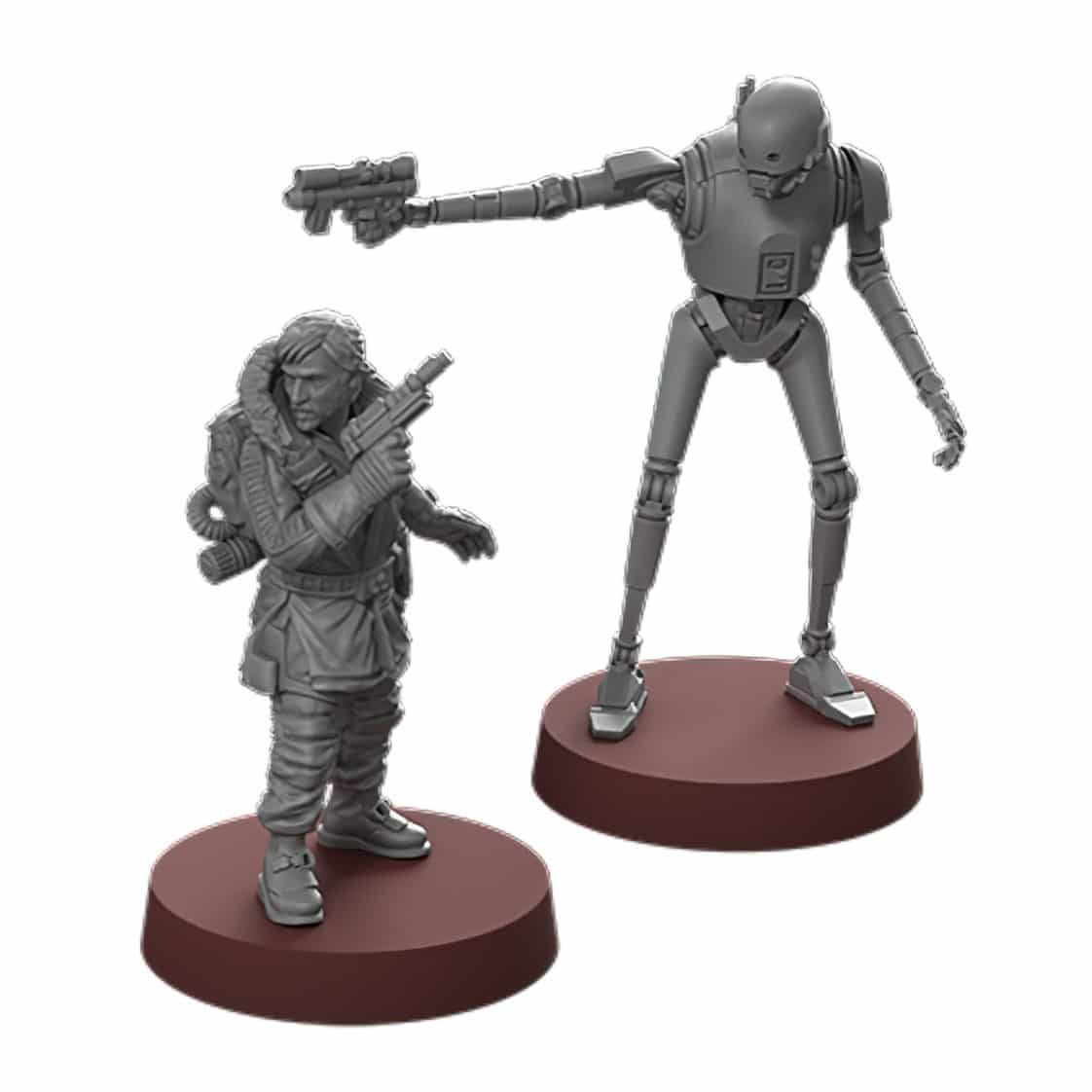 Star Wars Legion Cassian Andor And K-2SO Expansion 