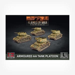 Armoured AA Tank Platoon (x4 Plastic)