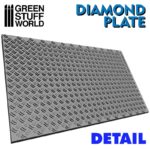 Textured Rolling pin – Diamond Plate