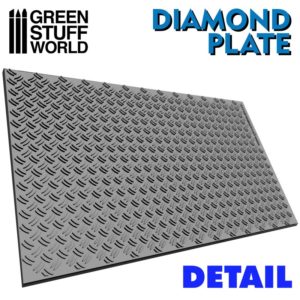Textured Rolling pin - Diamond Plate