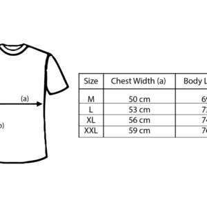 First Blood T-Shirt measurements