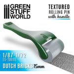 Rolling pin with Handle – Dutch Bricks 15mm