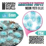 Martian Fluor Tufts – Neon Yeti Blue