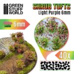 Shrubs Tufts – 6mm Self-adhesive – Light Purple