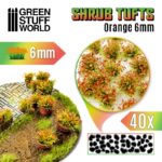 Shrubs Tufts – 6mm Self-adhesive – Orange