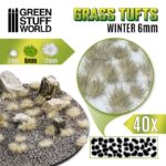 Grass Tufts – 6mm Self-adhesive – Winter