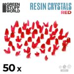 Red Resin Crystals – Medium