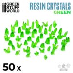 Green Resin Crystals – Medium
