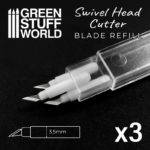 Swivel Head Cutter Refill Blades – Pack x3