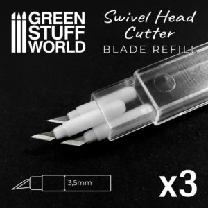 Swivel Head Cutter Refill Blades - Pack x3