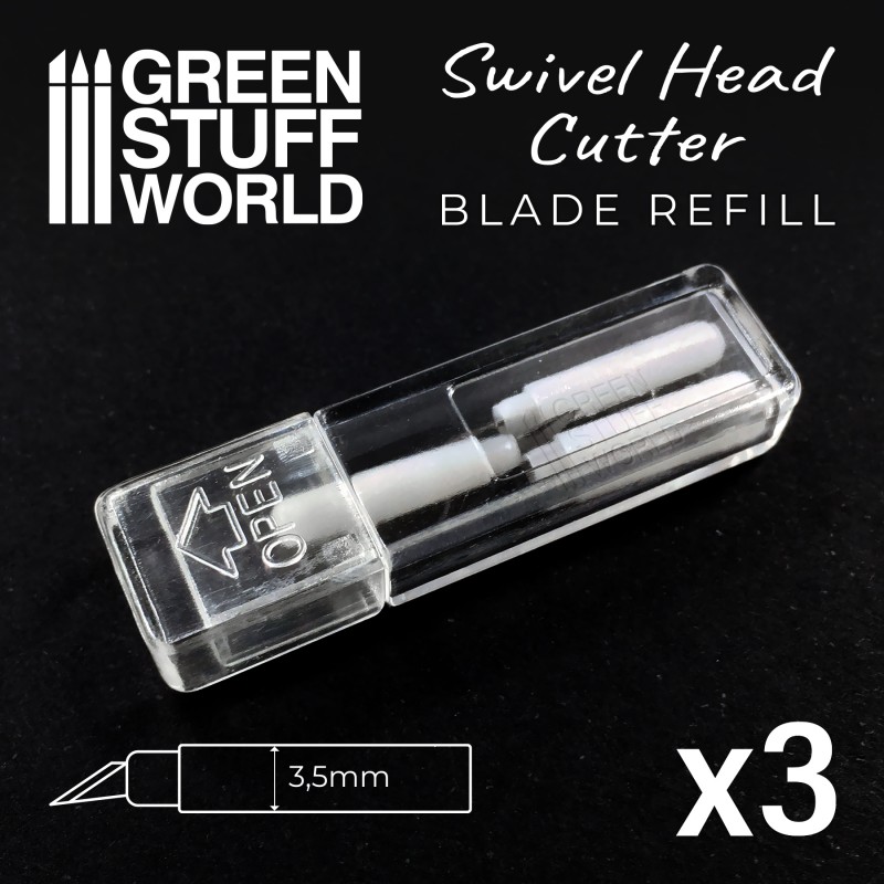 Swivel Head Cutter Refill Blades - Pack x3