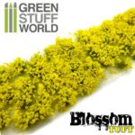 Blossom Tufts – 6mm Self-adhesive – Yellow Flowers