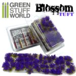 Blossom Tufts – 6mm Self-adhesive – Purple Flowers