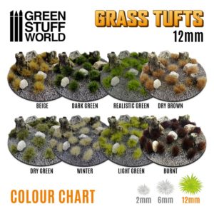 GreenStuffWorld Grass Tufts 12mm Range