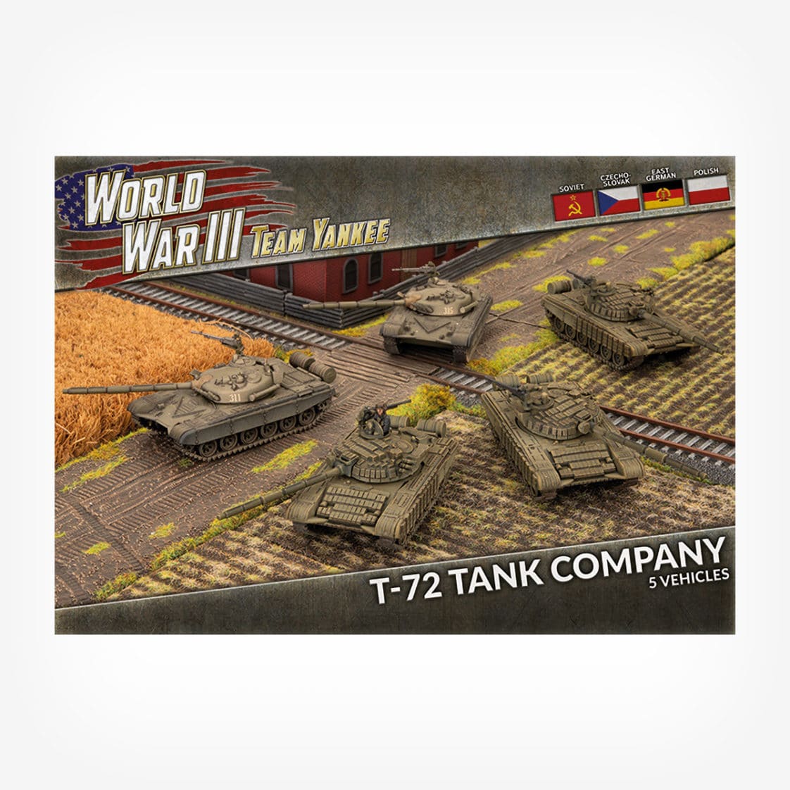 T-72 Tank Company (x5) - Includes T-72B Upgrade Sprues