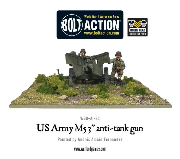 US Army M5 3" Anti-Tank Gun