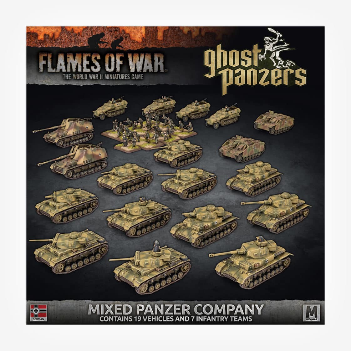 German Ghost Panzers Mixed Panzer Company Army Deal