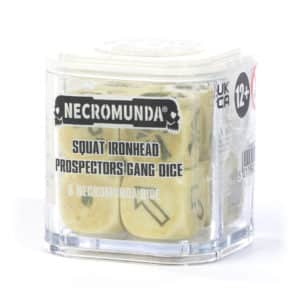 Necromunda: Squat Ironhead Prospectors Gang Dice Set