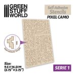 Self-adhesive Stencils – Pixel Camo