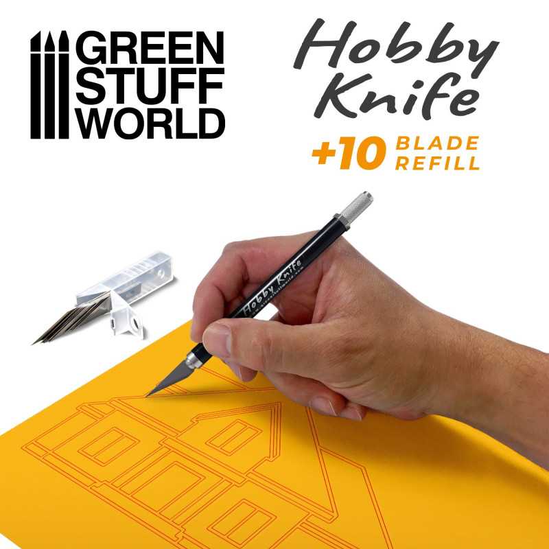 Profesional Metal Hobby Knife with Spare Blades