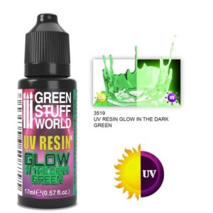 UV Resin 17ml - Green Glow in the Dark