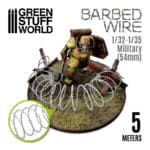 Simulated Barbed Wire – 1/32-1/35 Military (54mm)