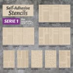 Self-adhesive Stencils Series 1 Range