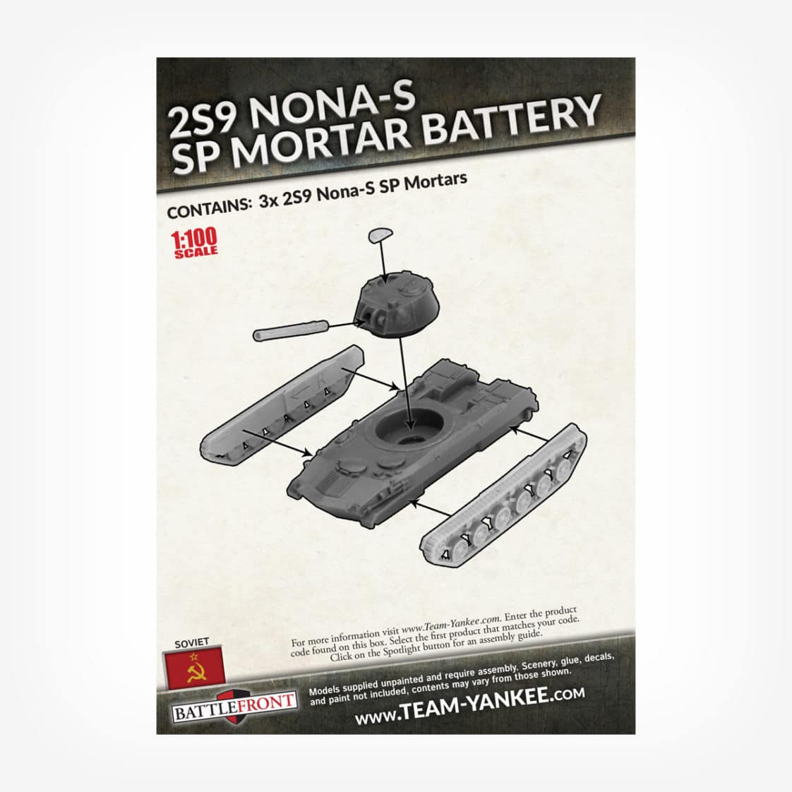 2S9 Nona-S SP Mortar Battery (x3)