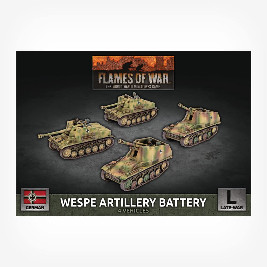 Wespe Artillery Battery (x4)