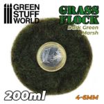 Static Grass Flock 4-6mm – Dark Green Marsh 200 ml