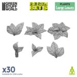 3D Printed Set – Large Leaves