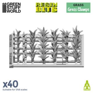 3D Printed Set - Grass Clumps