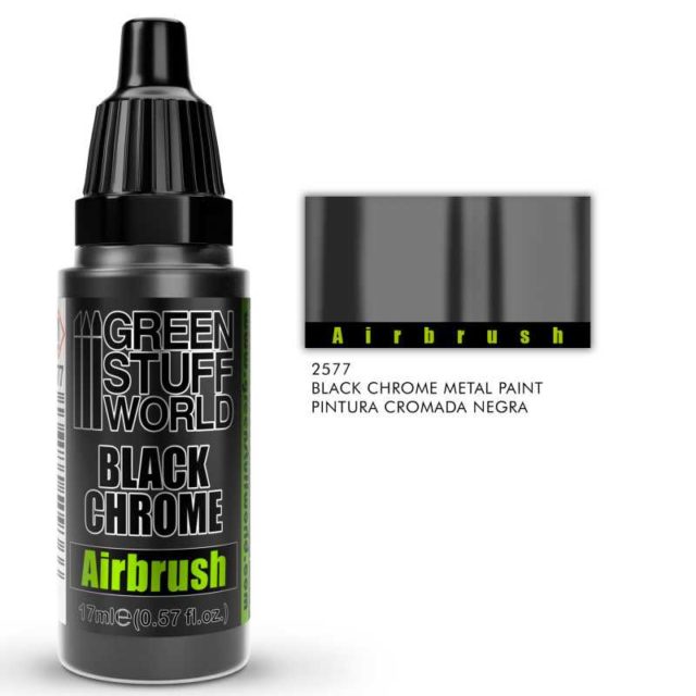 Black Chrome Paint – Airbrush 17ml – OnTableTop Store
